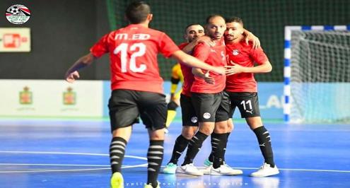 تأهل مصر إلى نصف نهائي أمم أفريقيا للصالات